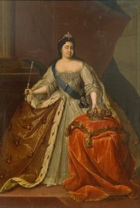 Portrett av keiserinne Catherine I. 1684-1727 av Heinrich Buchholz