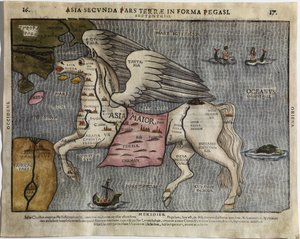 Asia i form av Pegasus