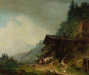 En smie i de bayerske alpene