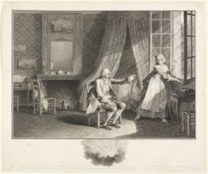 De siste ordene til Jean Jacques Rousseau av Heinrich Guttenberg