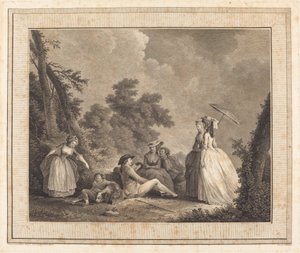Mercury fra Frankrike av Heinrich Guttenberg after Nicolas Lavreince