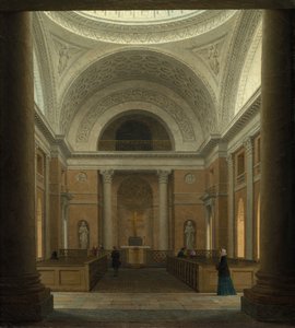 Slotskirken på Christiansborg, København, ca. 1850-årene.