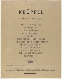 krøplinger av Heinrich Hoerle