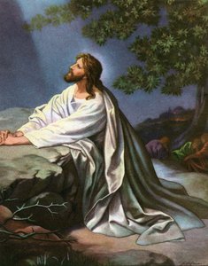 Kristus i Getsemane hage av Heinrich Hofmann av Heinrich Hofmann