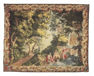 Et mytologisk billedvev fra Brussel fra serien til Diana & Callisto, ca. 1680-1710 av Heinrich II Reydams