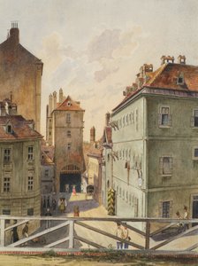 Neutor med Stockhaus i Wien av Heinrich Lang