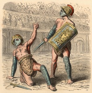 Antikkens Roma: Gladiatorkamper i amfiteateret