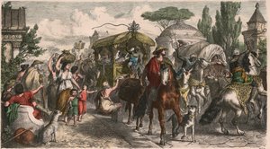Antikkens Roma: Via Appia (Appian Way) ved keisertiden av Heinrich Leutemann