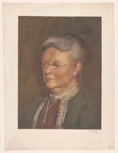 Portrett av en gammel dame