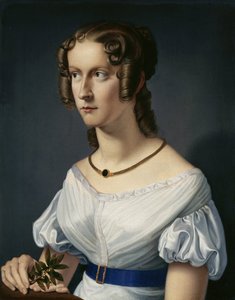 portrett av en jente av Heinrich Maria von Hess