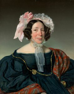 Bysteportrett av en wiensk middelklassekvinne av Heinrich Schlesinger