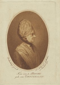 Sophie von La Roche, født Gutermann von Gutershofen 1730-1807, 1782. av Heinrich Sintzenich