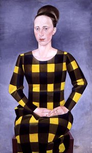 Ingeborg Stegeman, født Krause, kona til kunstneren, 1925