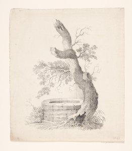 Et gammelt tre ved en brønn av Heinrich Wenzler