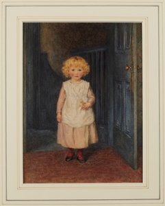 Henry Allingham, 3 år (akvarell på papir) av Helen Allingham