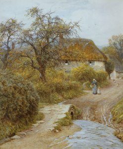 Hill Farm, Symondsbury, Dorset av Helen Allingham
