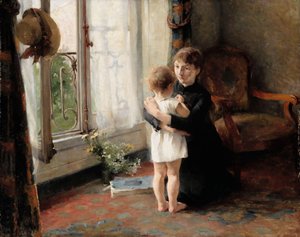 Mor og barn, 1886.