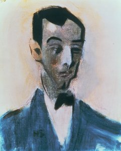Portrett av Mans Schjerfbeck av Helene Schjerfbeck