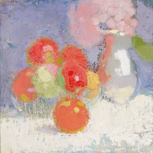 Røde epler, 1915. av Helene Schjerfbeck
