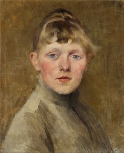 Selvportrett, 1884-1885.