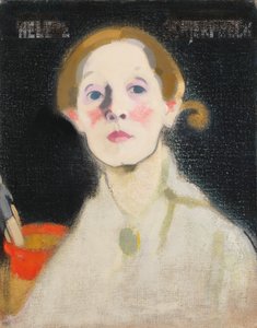 Selvportrett, 1915. av Helene Schjerfbeck