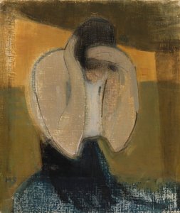 Die Zigeunerin; Die Romani-Frau av Helene Schjerfbeck