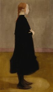 Skolejenta II, 1908. av Helene Schjerfbeck