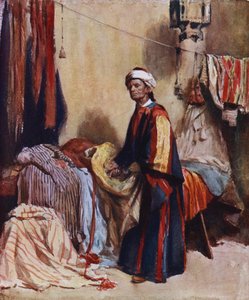 The Merchant (farge litho) av Hely Augustus Morton Smith