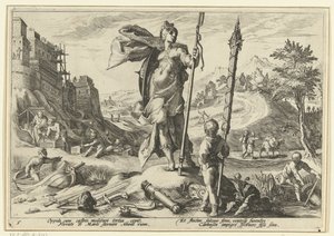 Bronsealderen Ovids metamorfoser (serietittel) av Hendrick Goltzius (workshop of)