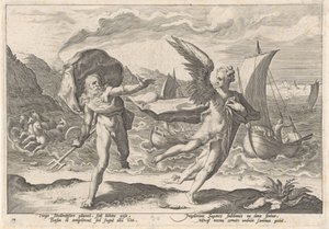 Coronis blir til en kråke Metamorphoses of Ovid (serietittel)