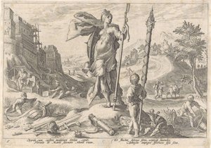 Bronsealderen Metamorphoses of Ovid (serietittel) av Hendrick Goltzius (workshop of)