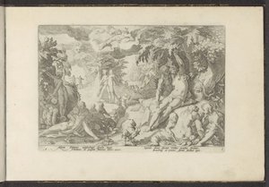 Gullalderen Ovids metamorfoser (serietittel) Gjenskapninger av P. Ovidius Naso (serietittel) av Hendrick Goltzius (workshop of)