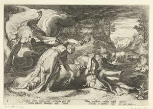 Juno gjør Callisto til en bjørn Ovid's Metamorphoses (serietittel)