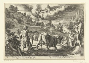 Sølvalderen Ovids metamorfoser (serietittel) av Hendrick Goltzius (workshop of)