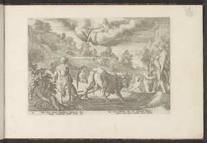 sølvalder Ovids metamorfoser (serietittel) Gjenskapninger av P. Ovidius Naso (serietittel) av Hendrick Goltzius (workshop of)