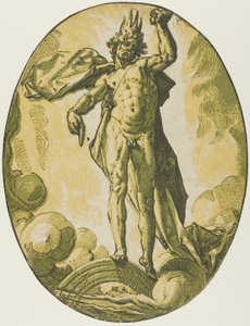 Aether, plate seks fra Demogorgon and the Deities av Hendrick Goltzius