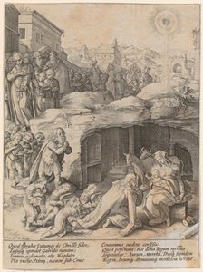 De hellige tre kongers tilbedelse av Hendrick Goltzius