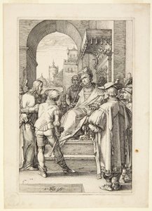 Kristus for Pilatus av Hendrick Goltzius