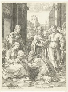 The Adoration of the Magi The Early Life of Mary (serietittel) Mesterverk (serietittel) av Hendrick Goltzius