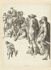 Barnemordet i Betlehem av Hendrick Goltzius