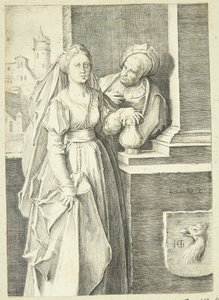 Det rare paret av Hendrick Goltzius