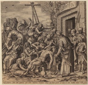Den hellige Hieronymus av Hendrick Goltzius