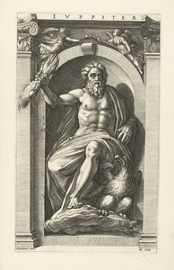 Jupiter Jupiter (tittel på objekt) Åtte klassiske guder (serietittel) av Hendrick Goltzius