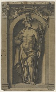 Merkur Marcus (tittel på objekt) av Hendrick Goltzius