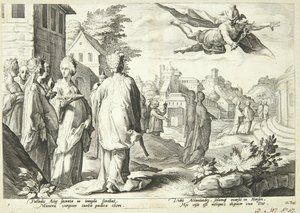 Merkur forelsker seg i Herse av Hendrick Goltzius