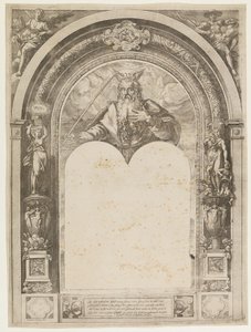 Moses med lovens tavler av Hendrick Goltzius