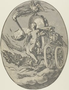 Nox, plate syv fra Demogorgon and the Deities av Hendrick Goltzius