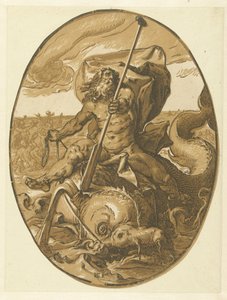 Oceanus Gods and Goddesses (serietittel) av Hendrick Goltzius