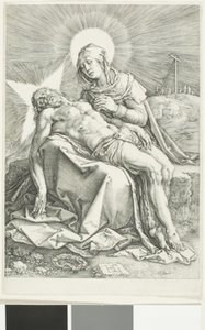 pieta av Hendrick Goltzius