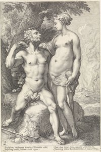 Pluto og Proserpina Godenparen (serietittel) av Hendrick Goltzius